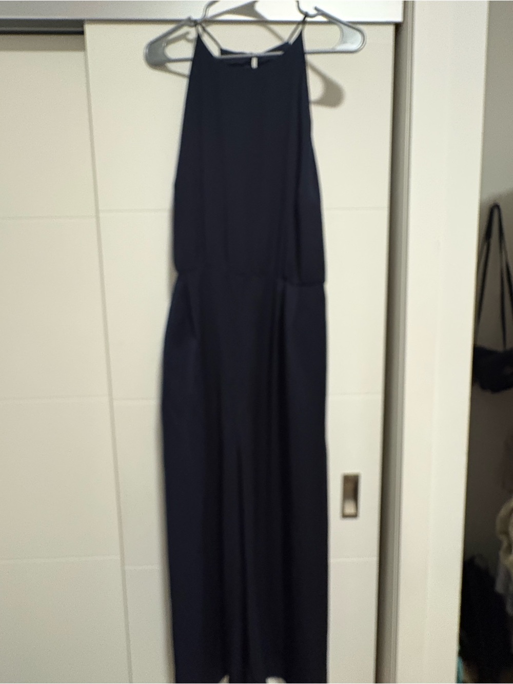 Women’s Navy Halter Jumpsuit